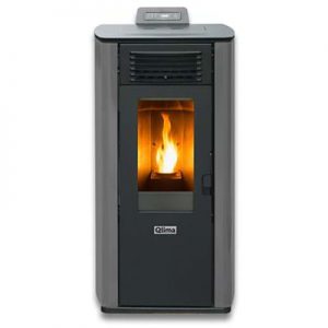 Qlima Pelletkachel Florina 90 S-line Grey
